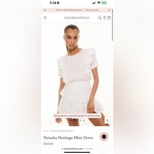 Natasha Heritage Mini Dress